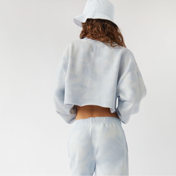 Aritzia TNA cozy fleece boyfriend sweatshirt size 2 plein air - Picture 2 of 4